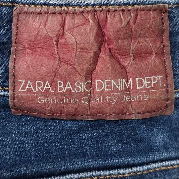 Zara Basic Denim Jeans Women’s size 8 Blue - Picture 6 of 9